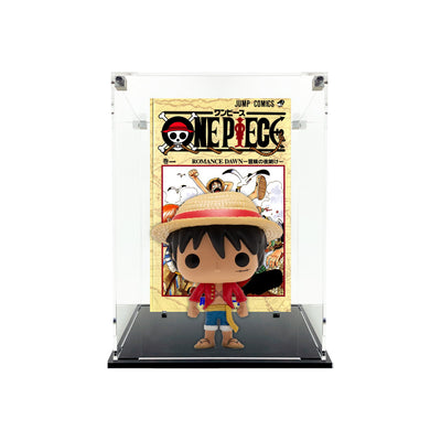 MANGA BOOK COMBO - 3mm thick Custom Acrylic Display Case for Manga Book and Figure Together (Display Size 8h x 6.25w x 4d) by Display Geek Flying Box 3mm thick dust and dirt protection