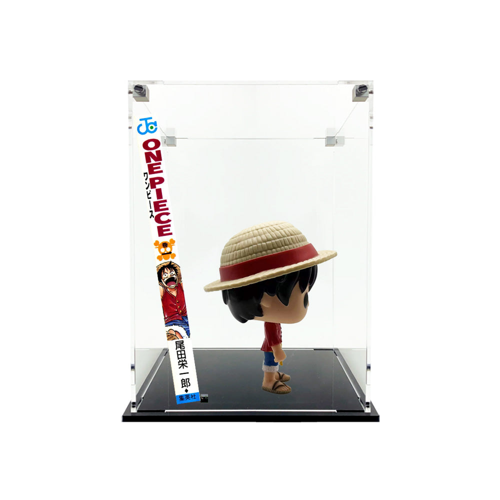 MANGA BOOK COMBO - 3mm thick Custom Acrylic Display Case for Manga Book and Figure Together (Display Size 8h x 6.25w x 4d) by Display Geek Flying Box 3mm thick dust and dirt protection