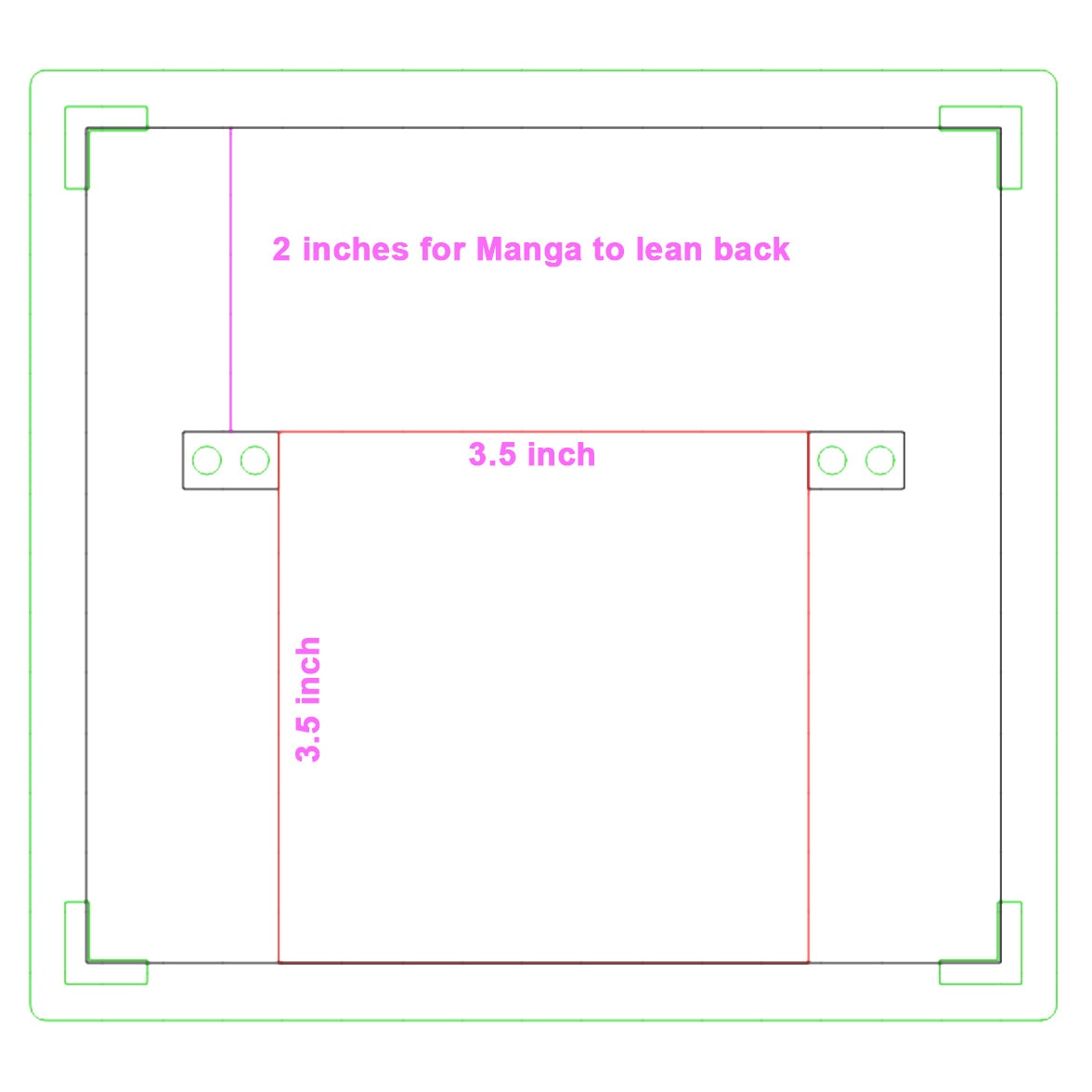 MANGA BOOK COMBO - 3mm thick Custom Acrylic Display Case for Manga Book and Figure Together (Display Size 8h x 6.25w x 4d) by Display Geek Flying Box 3mm thick dust and dirt protection