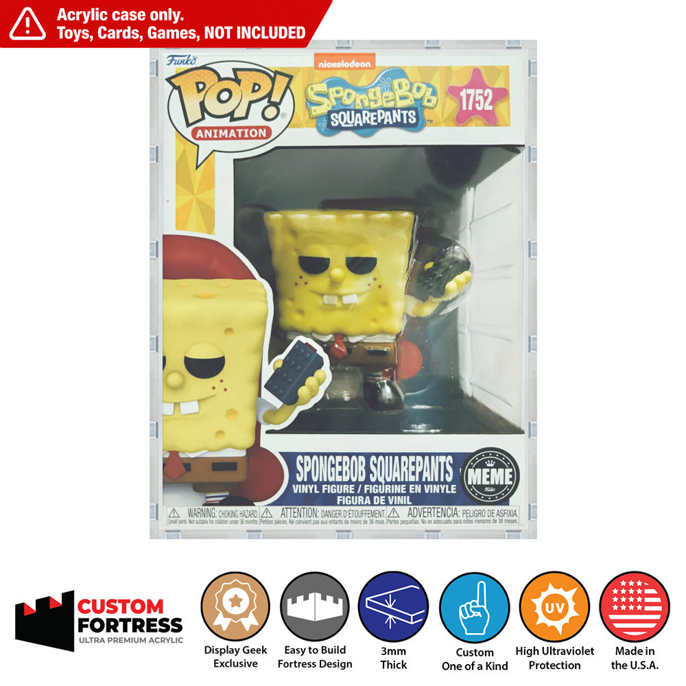 Custom Acrylic Hard Case for POP PREMIUM Funko Pop Grail Boxes (3mm th ...