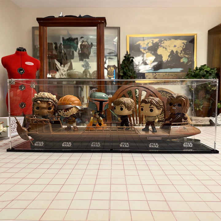 JABBA'S SKIFF SET - 3mm thick Custom Acrylic Display Case for