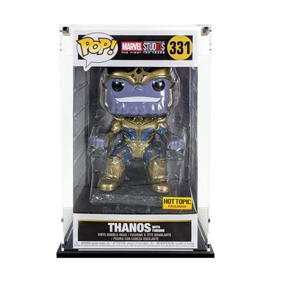 POP DELUXE THANOS THRONE #331 - 3mm thick Custom Acrylic Display Case for Funko Pop Grail Boxes (9h x 5w x 5d) by Display Geek Flying Box 3mm thick dust and dirt protection