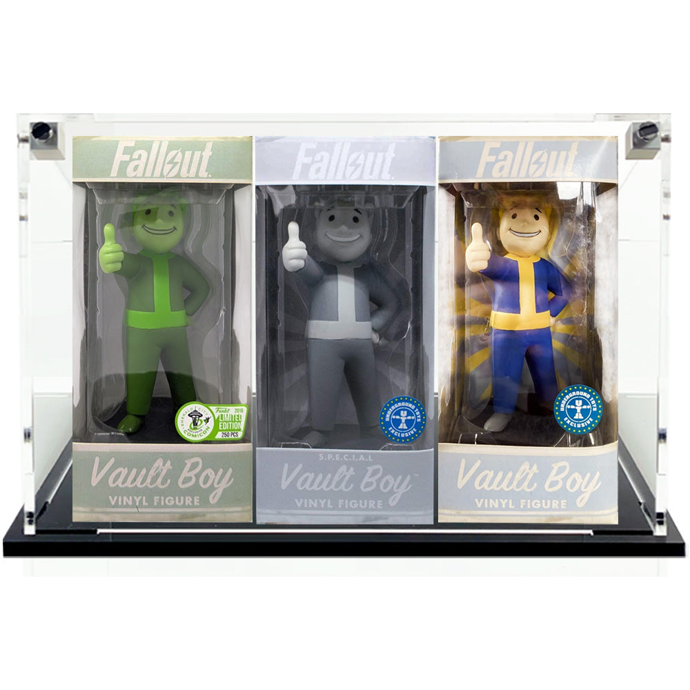 WACKY WOBBLER #2 - 3mm thick Custom Acrylic Display Case for Funko Grail Boxes (8h x 3.75w x 3.75d) by Display Geek Flying Box 3mm thick dust and dirt protection