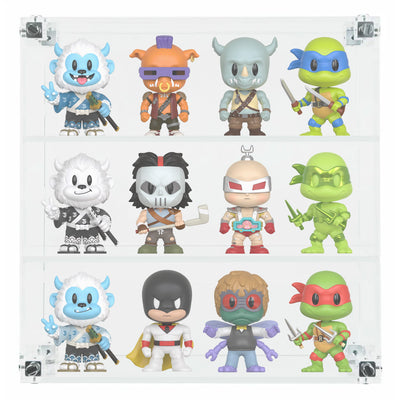 Custom Acrylic Wall Mount Display for THRILLJOY PIX Figures (3mm thick, UV Resistant) 13.5h x 15w x 4d