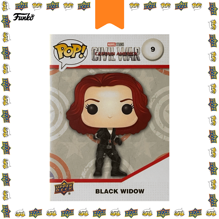 POP! Upper Deck Cards: 9 Marvel, Black Widow