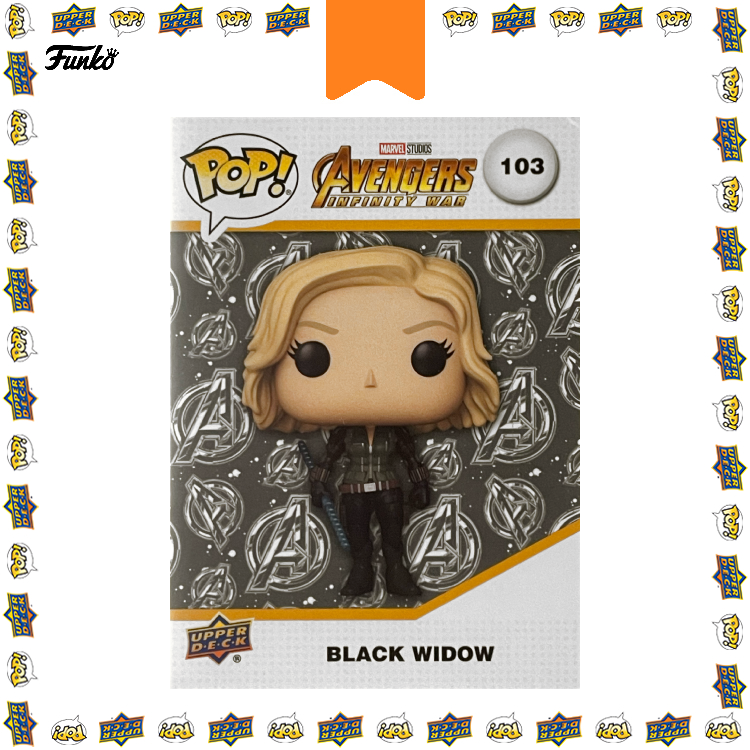 POP! Upper Deck Cards: 103 Marvel, Black Widow