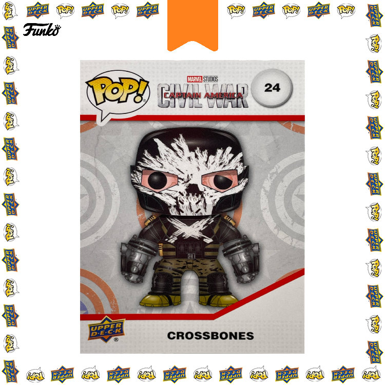 POP! Upper Deck Cards: 24 Marvel, Crossbones