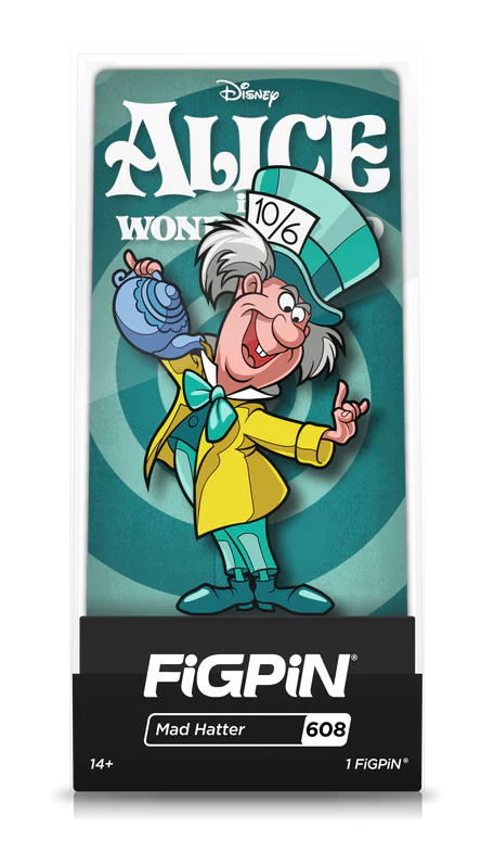 FiGPiN: 608 Mad Hatter (2000 PCS) Exclusive