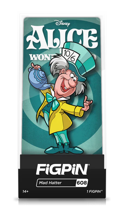 FiGPiN: 608 Mad Hatter (2000 PCS) Exclusive