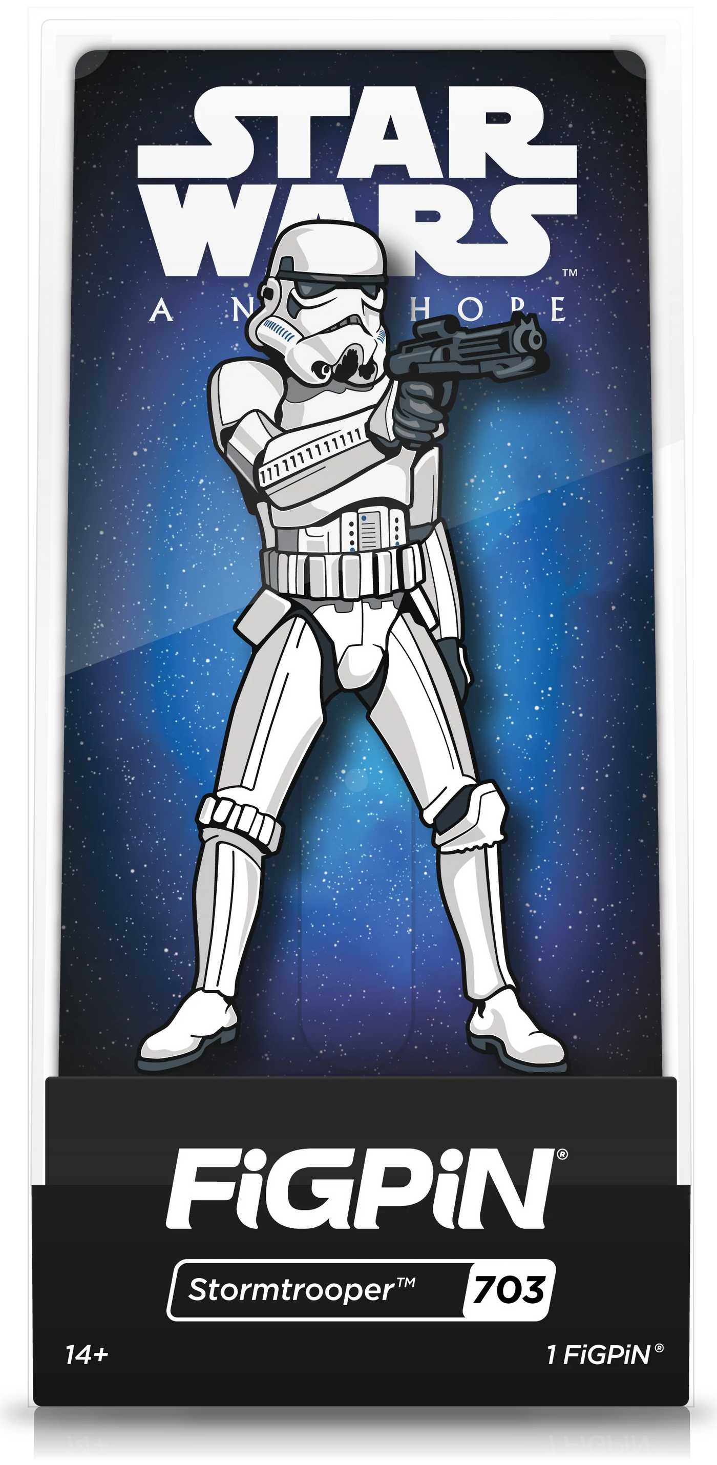 FiGPiN: 703 Star Wars (E4), Stormtrooper w/ Case