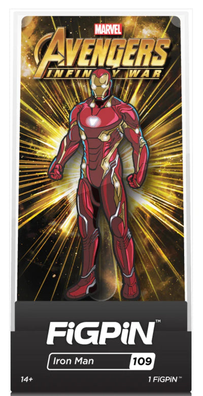 FiGPiN: 109 Avengers Infinity War, Iron Man w/ Case