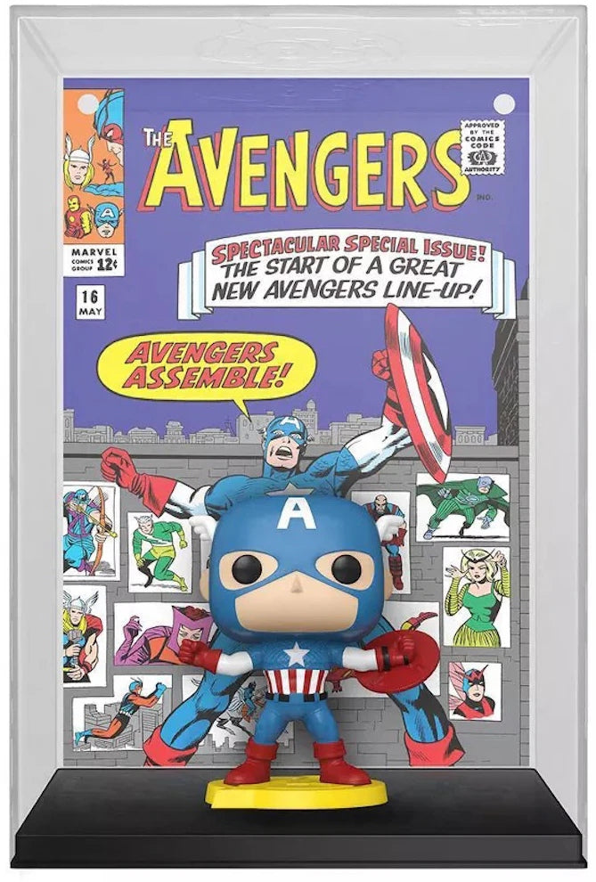 POP! Comic Covers: 30 Marvel (Avengers), CPT America Exclusive