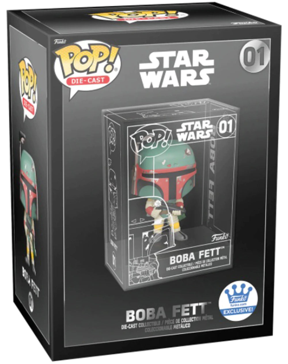 POP! Die-Cast: 01 Star Wars, Boba Fett Exclusive