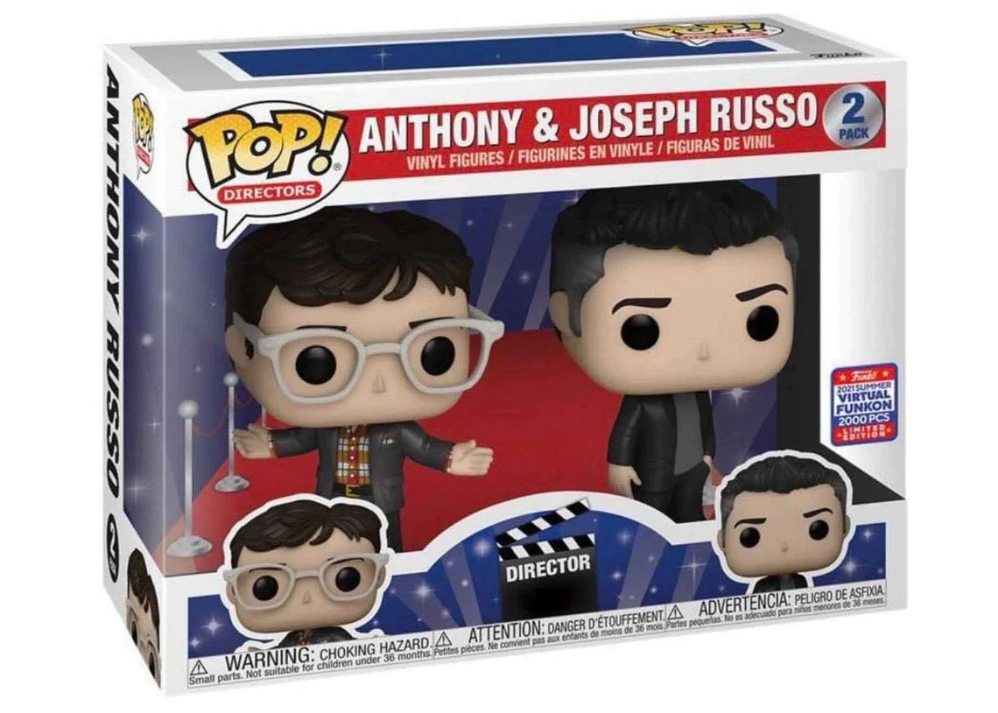 POP! Directors: Marvel, Russo Bros (2-PK) (2,000 PCS) Exclusive