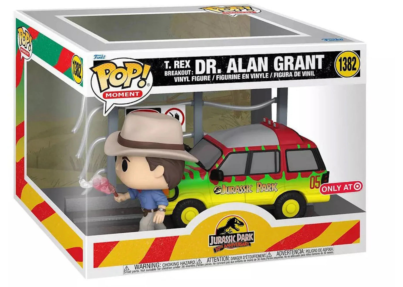 POP! Moment (Movies): 1382 Jurassic Park, T. Rex Breakout (Dr. Alan Grant) Exclusive