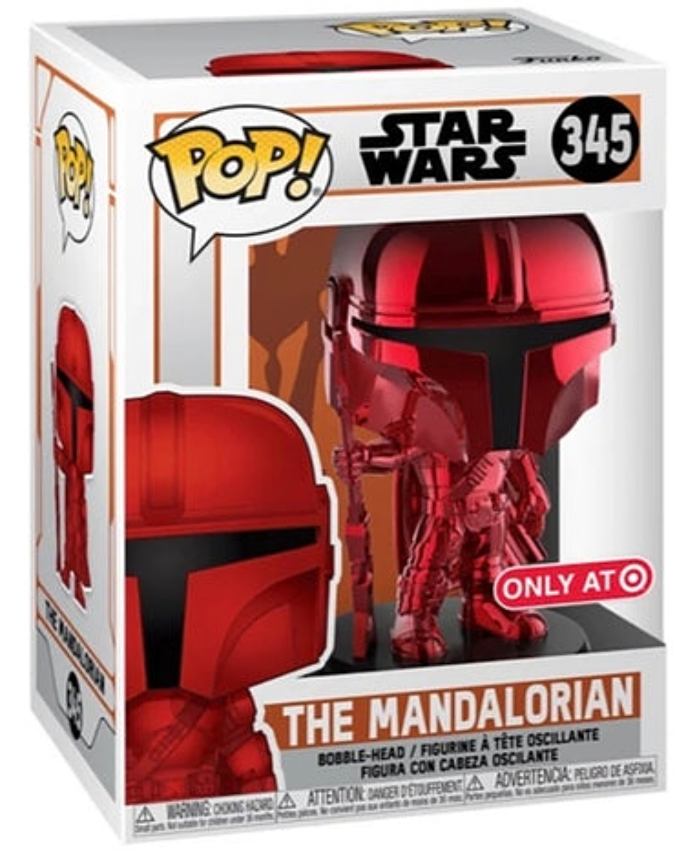 POP! Star Wars: 345 The Mandalorian (Red CRM) Exclusive