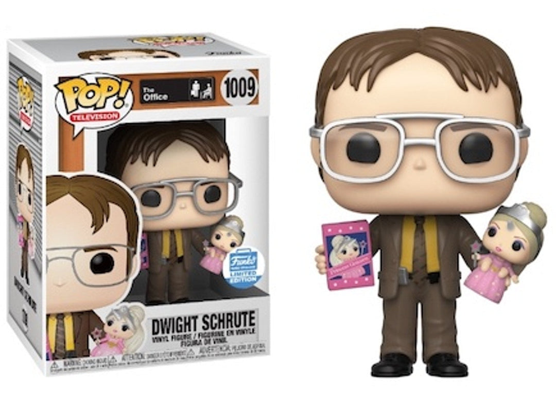 POP! Television: 1009 The Office, Dwight Schrute (Doll Shop) Exclusive–  Display Geek, Inc.