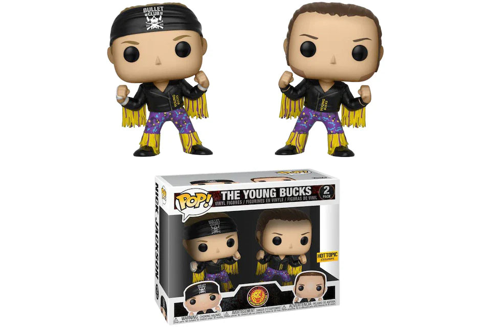 POP! Wrestling: Bullet Club, The Young Bucks (2-PK) Exclusive