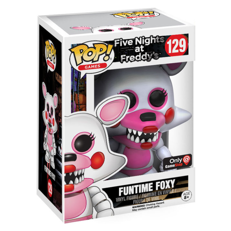 POP! Games: 129 FNAF, Funtime Foxy Exclusive