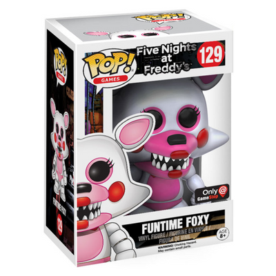 POP! Games: 129 FNAF, Funtime Foxy Exclusive