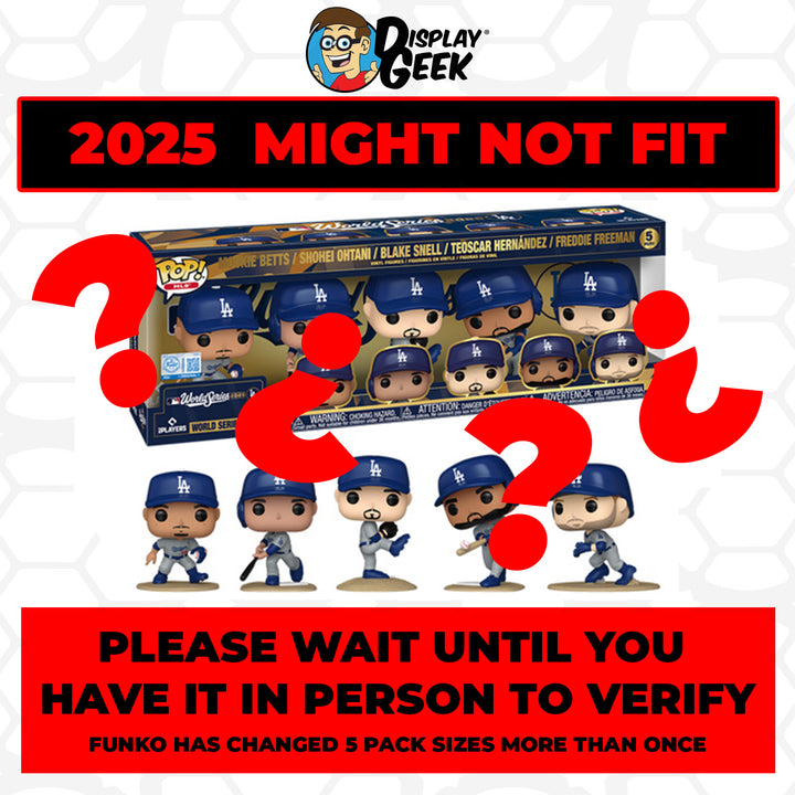 Custom Acrylic Hard Case for 5 PACK DODGERS WORLD SERIES 2024