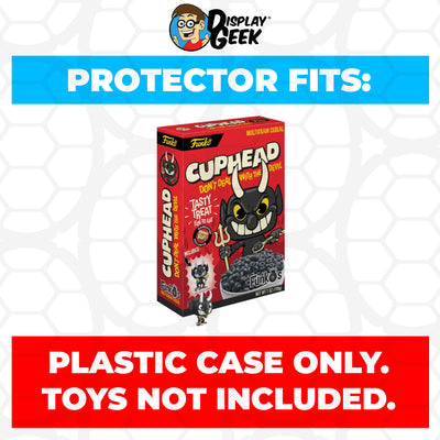 Pop Protector for Cuphead The Devil FunkO's Cereal Box on The Protector Guide App by Display Geek