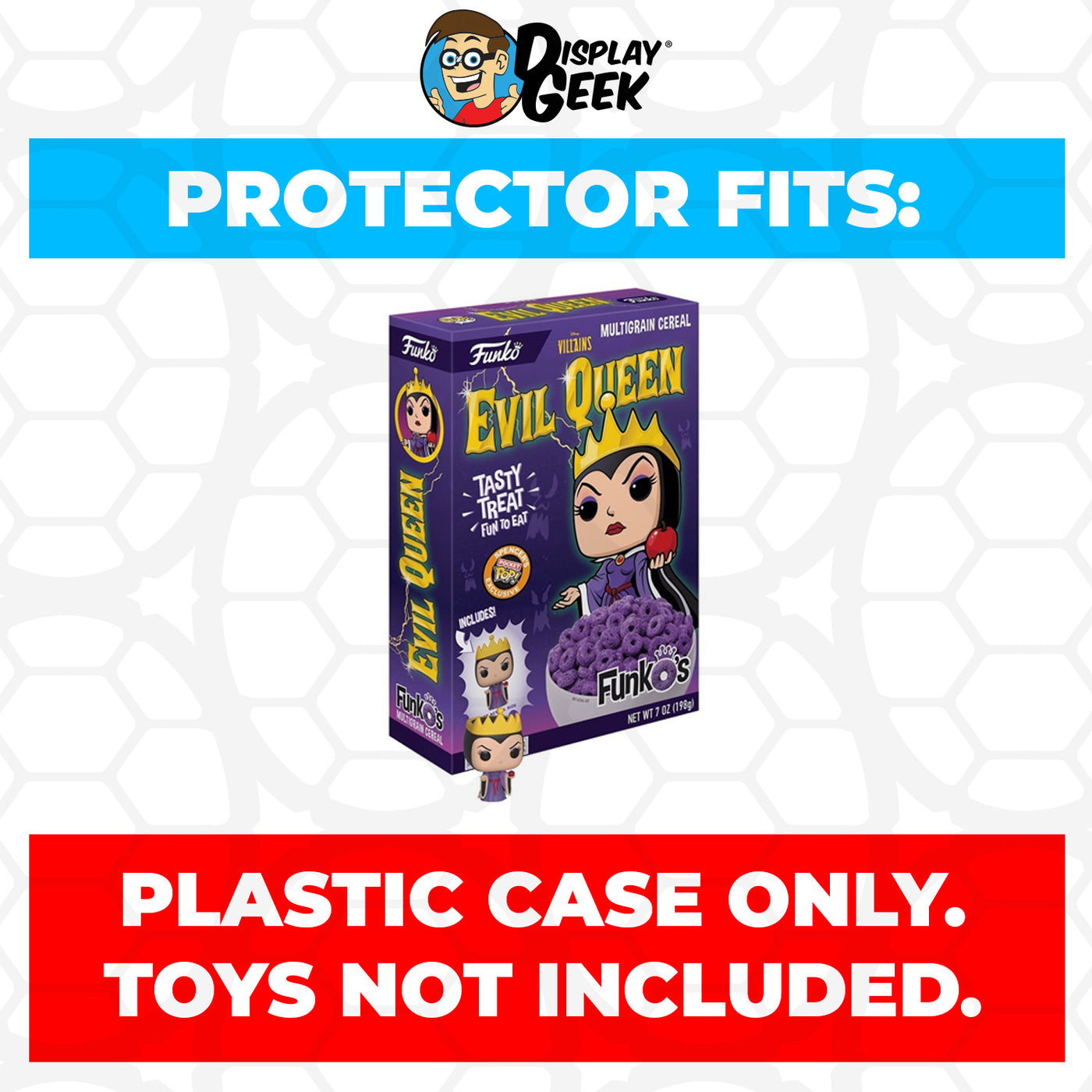 Pop Protector for Evil Queen FunkO's Cereal Box on The Protector Guide App by Display Geek