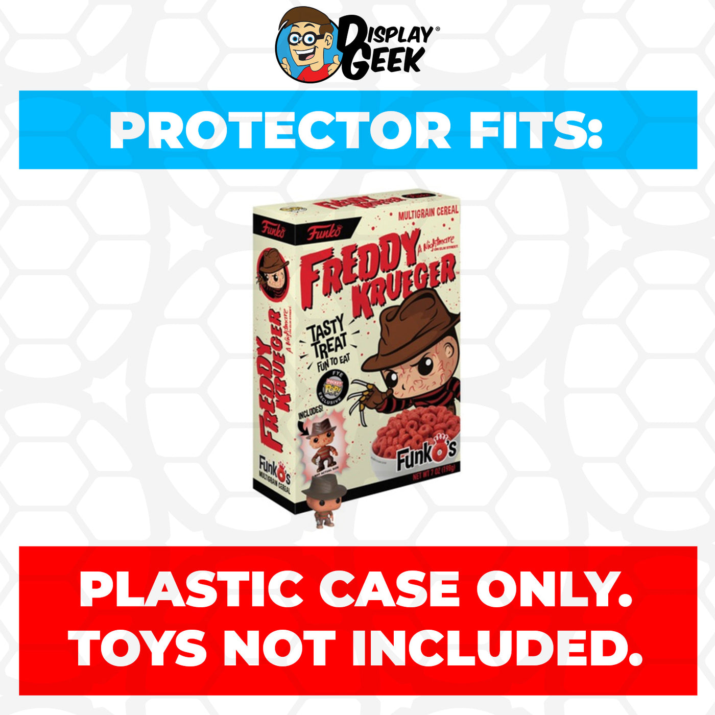 Pop Protector for Freddy Krueger FunkO's Cereal Box on The Protector Guide App by Display Geek