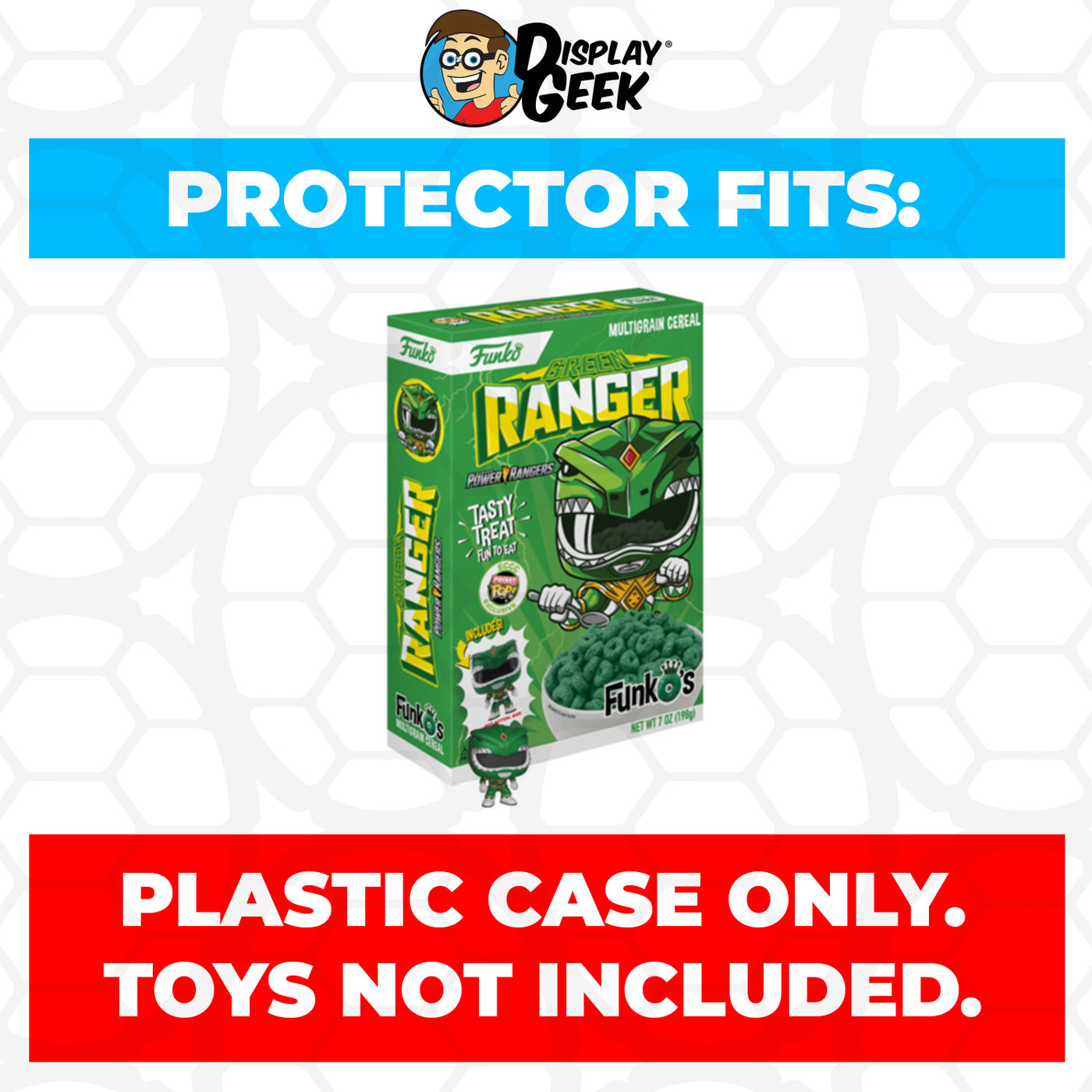 Pop Protector for Green Ranger ECCC FunkO's Cereal Box on The Protector Guide App by Display Geek