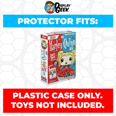 Pop Protector for Harley Quinn FunkO's Cereal Box on The Protector Guide App by Display Geek