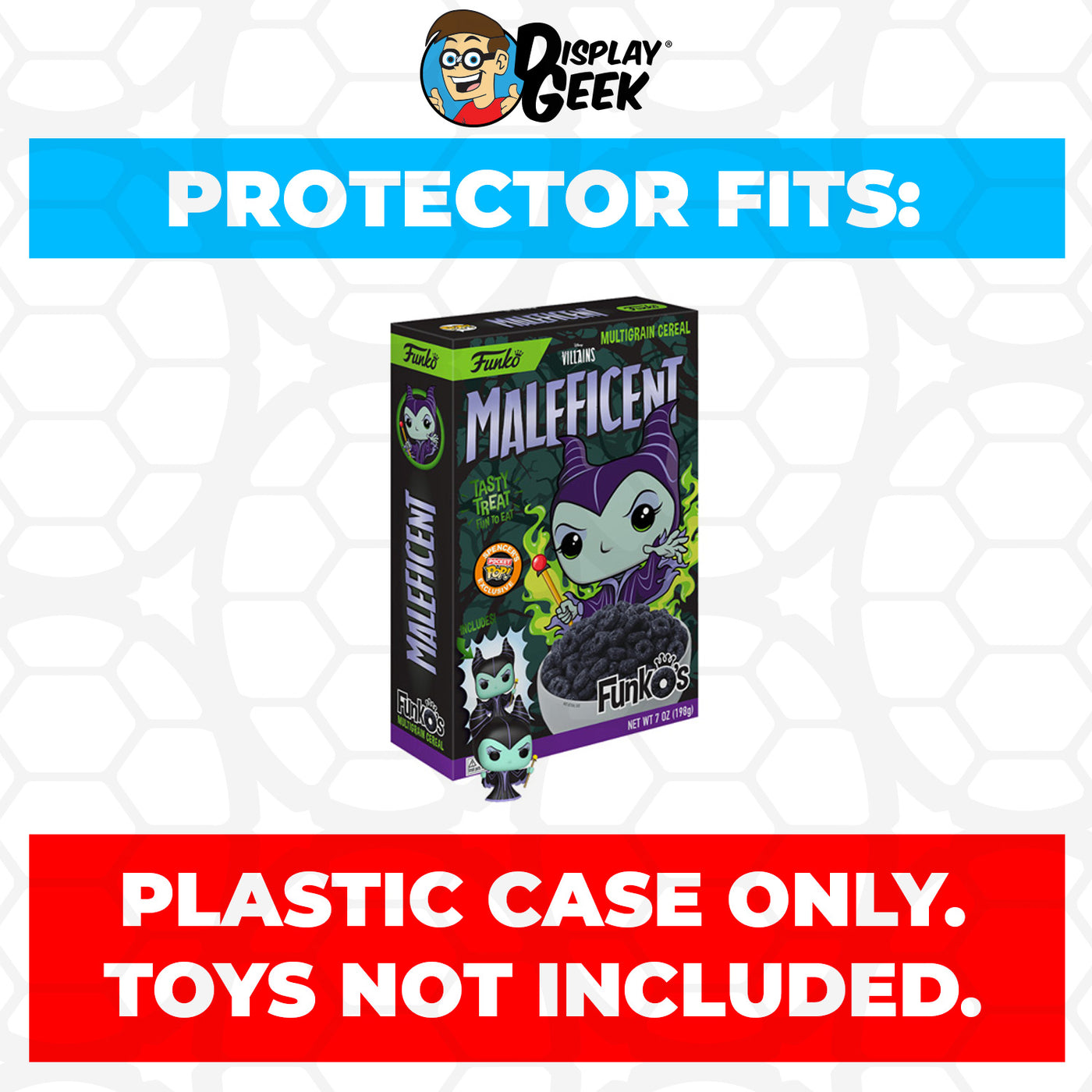 Pop Protector for Maleficent FunkO's Cereal Box on The Protector Guide App by Display Geek