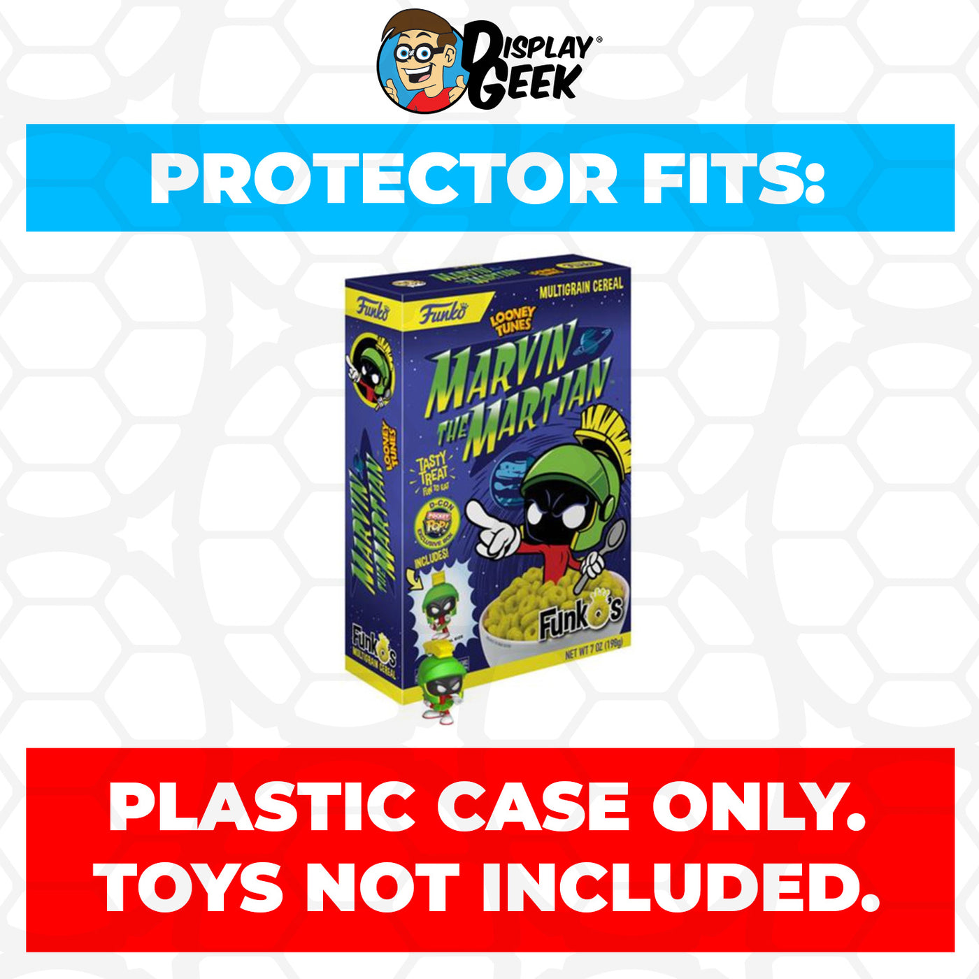 Pop Protector for Marvin the Martian D-Con FunkO's Cereal Box on The Protector Guide App by Display Geek