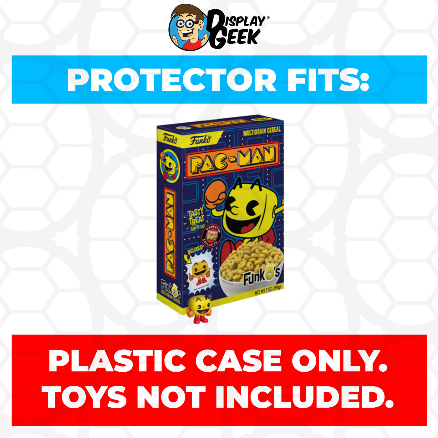 Pop Protector for Pac-Man FunkO's Cereal Box on The Protector Guide App by Display Geek