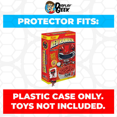 Pop Protector for Red Ranger D-Con FunkO's Cereal Box on The Protector Guide App by Display Geek