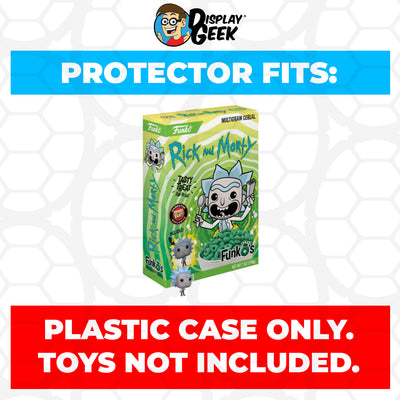 Pop Protector for Rick Sanchez FunkO's Cereal Box on The Protector Guide App by Display Geek