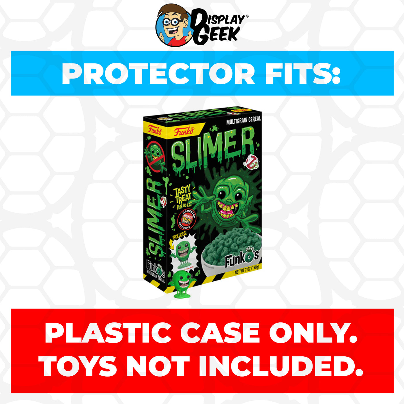 Pop Protector for Slimer FunkO's Cereal Box on The Protector Guide App by Display Geek