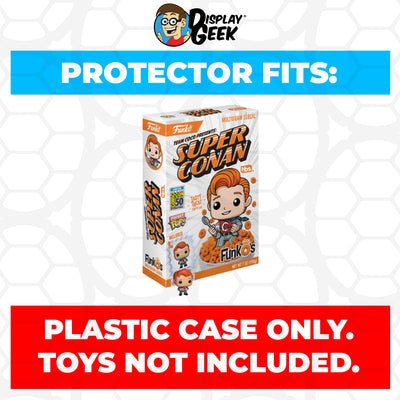 Pop Protector for Super Conan O'Brien FunkO's Cereal Box on The Protector Guide App by Display Geek