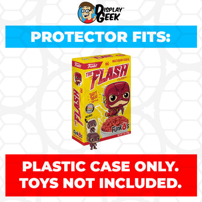 Pop Protector for The Flash FunkO's Cereal Box on The Protector Guide App by Display Geek