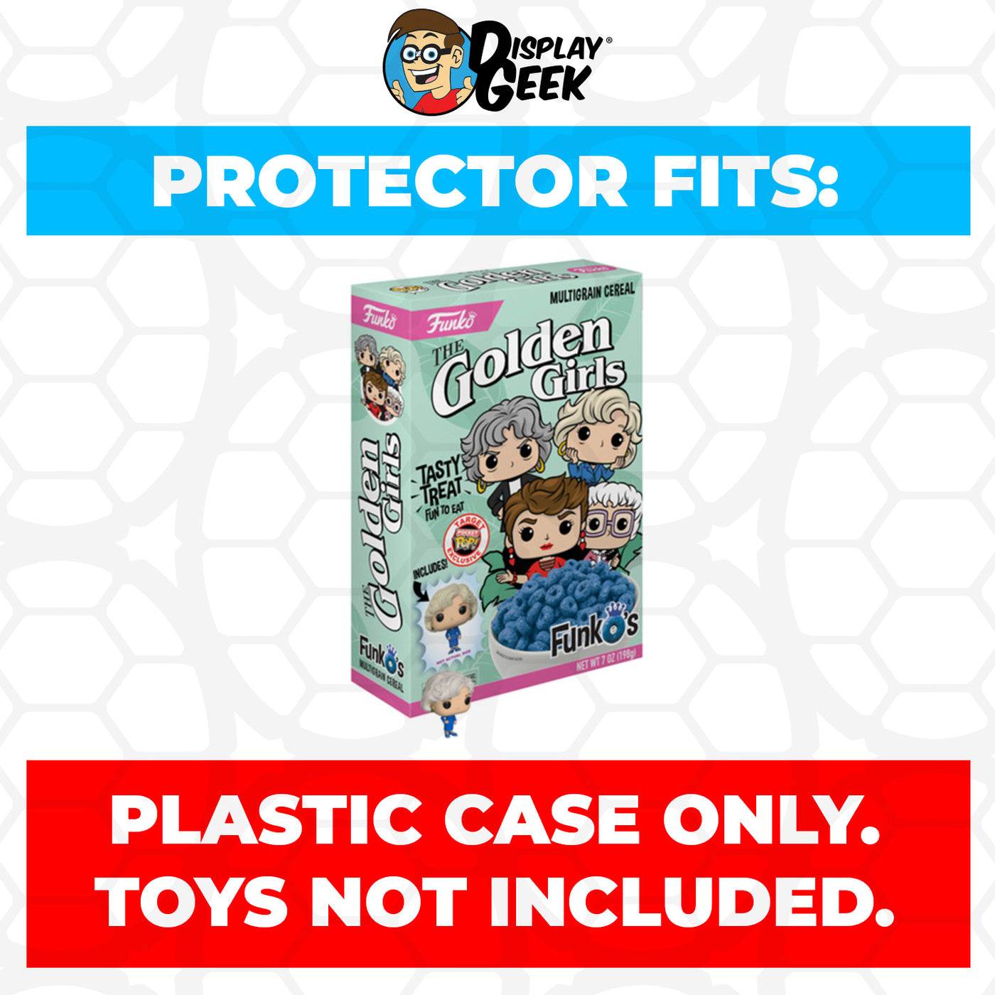 Pop Protector for The Golden Girls FunkO's Cereal Box on The Protector Guide App by Display Geek