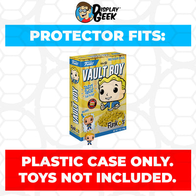 Pop Protector for Vault Boy FunkO's Cereal Box on The Protector Guide App by Display Geek