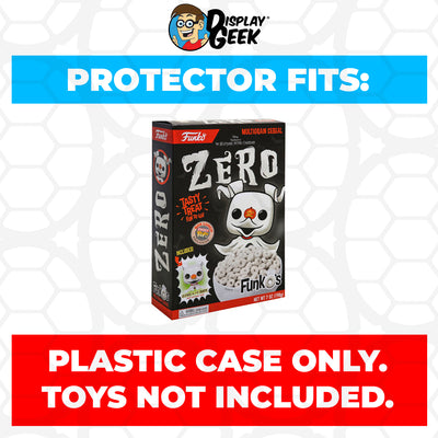 Pop Protector for Zero Glow FunkO's Cereal Box on The Protector Guide App by Display Geek