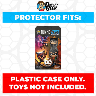 Pop Protector for Funkoverse DC Comics 101 Funko 2 Pack on The Protector Guide App by Display Geek