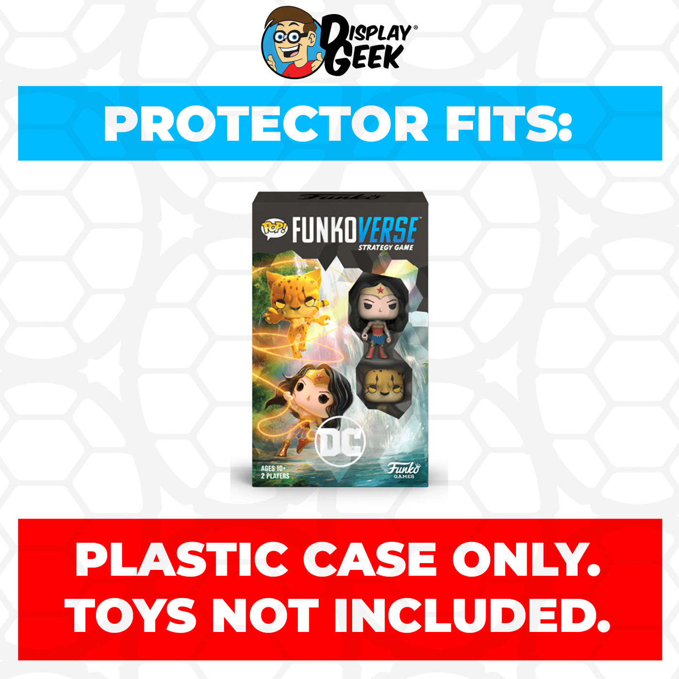 Pop Protector for Funkoverse Wonder Woman 102 Funko 2 Pack on The Protector Guide App by Display Geek