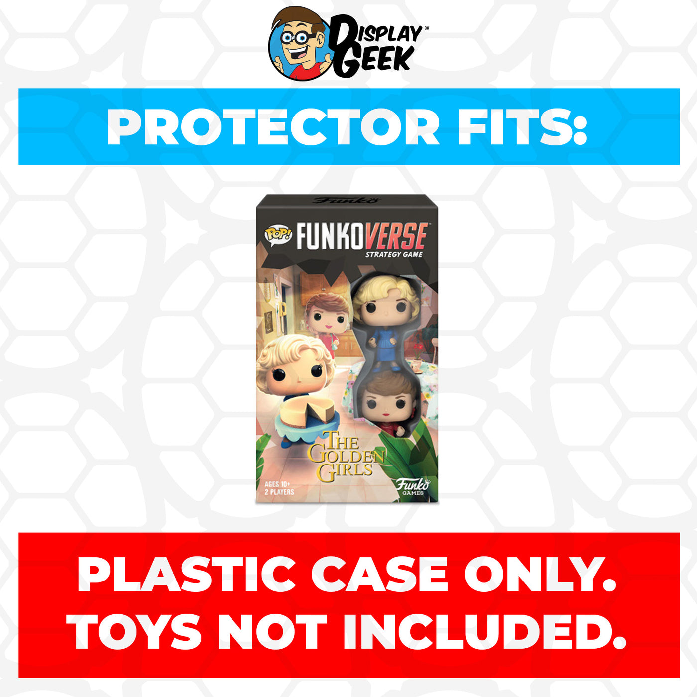 Pop Protector for Funkoverse Golden Girls Rose & Blanche 100 Funko 2 Pack on The Protector Guide App by Display Geek