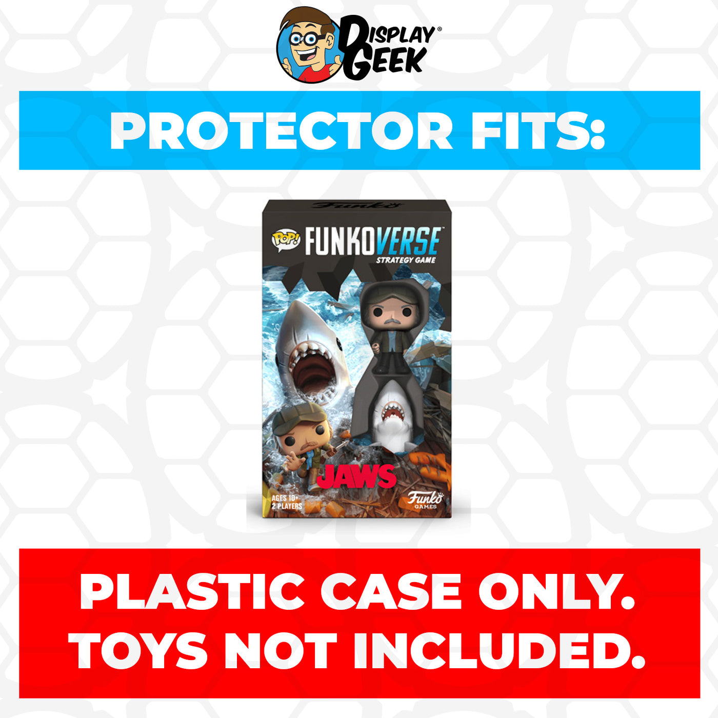 Pop Protector for Funkoverse Jaws 100 Funko 2 Pack on The Protector Guide App by Display Geek