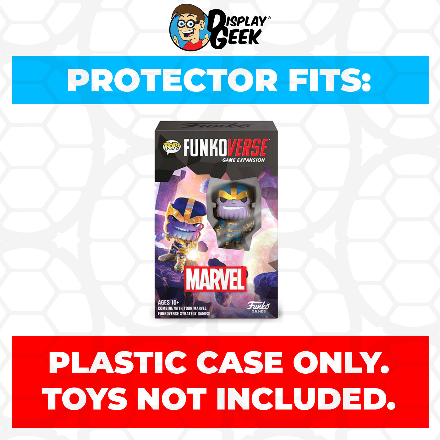 Pop Protector for Funkoverse Marvel 101 Funko Expansion on The Protector Guide App by Display Geek