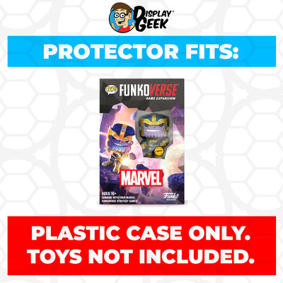 Pop Protector for Funkoverse Marvel 101 Chase Diamond Funko Expansion on The Protector Guide App by Display Geek