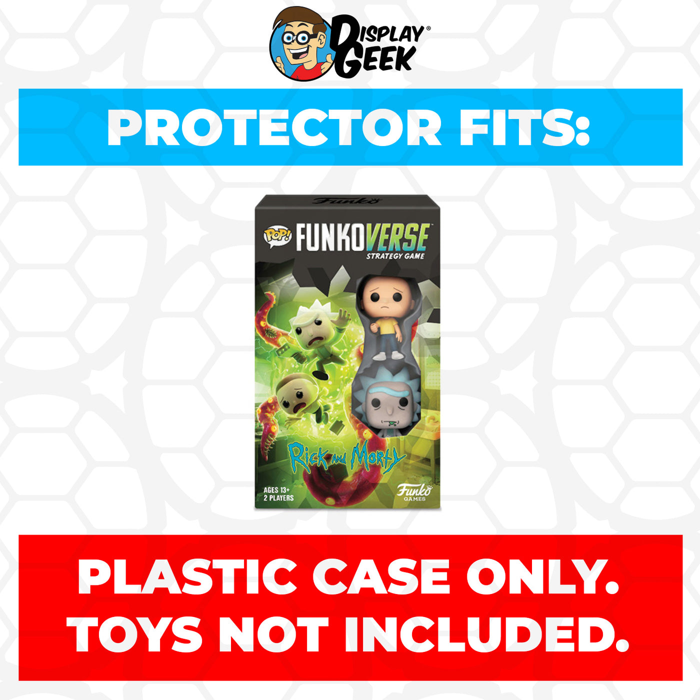 Pop Protector for Funkoverse Rick and Morty 100 Funko 2 Pack on The Protector Guide App by Display Geek