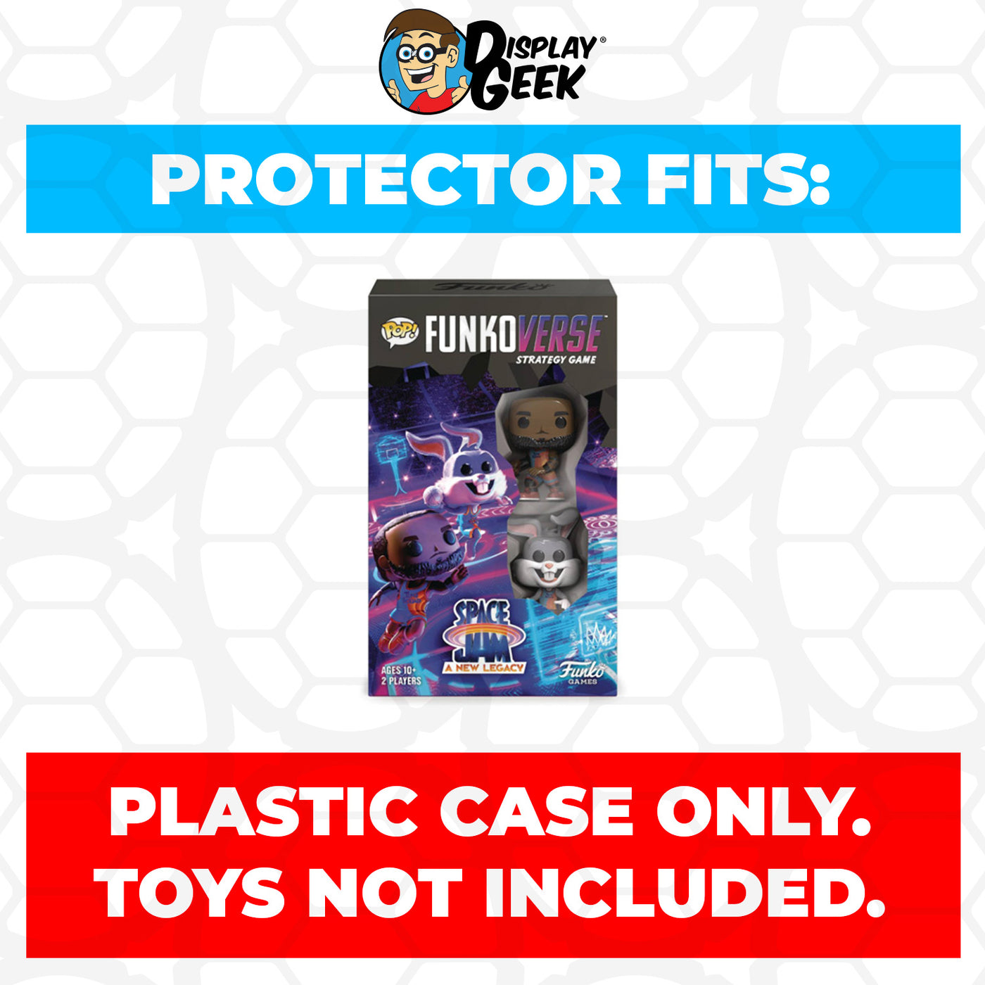 Pop Protector for Funkoverse Space Jam A New Legacy 100 Funko 2 Pack on The Protector Guide App by Display Geek