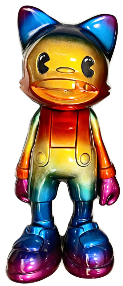 SuperPlastic: Lil' Helpers (Krackerman), Rainbow (1/1 PCS) (Custom)